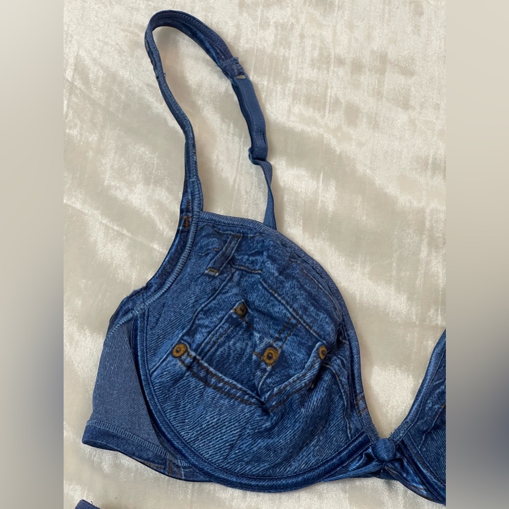 Collection Vintage Denim Bra & Coordinate Panty